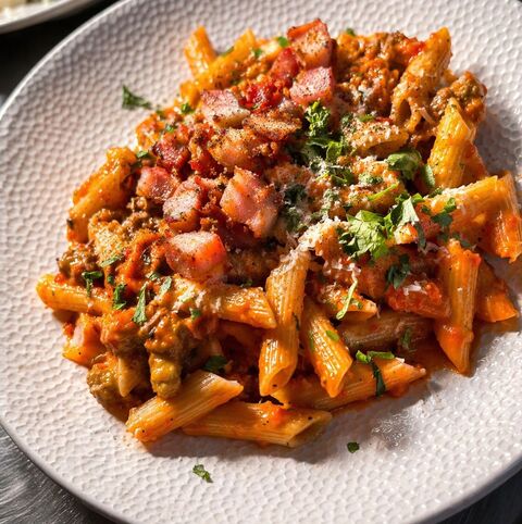 Pasta served at Don Michele